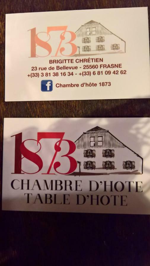 Chambre D Hote 1873 Frasne Екстер'єр фото
